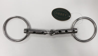 Abbey England Jointed Windsucker Loose Ring Bit - The Tack Shop of Lexington