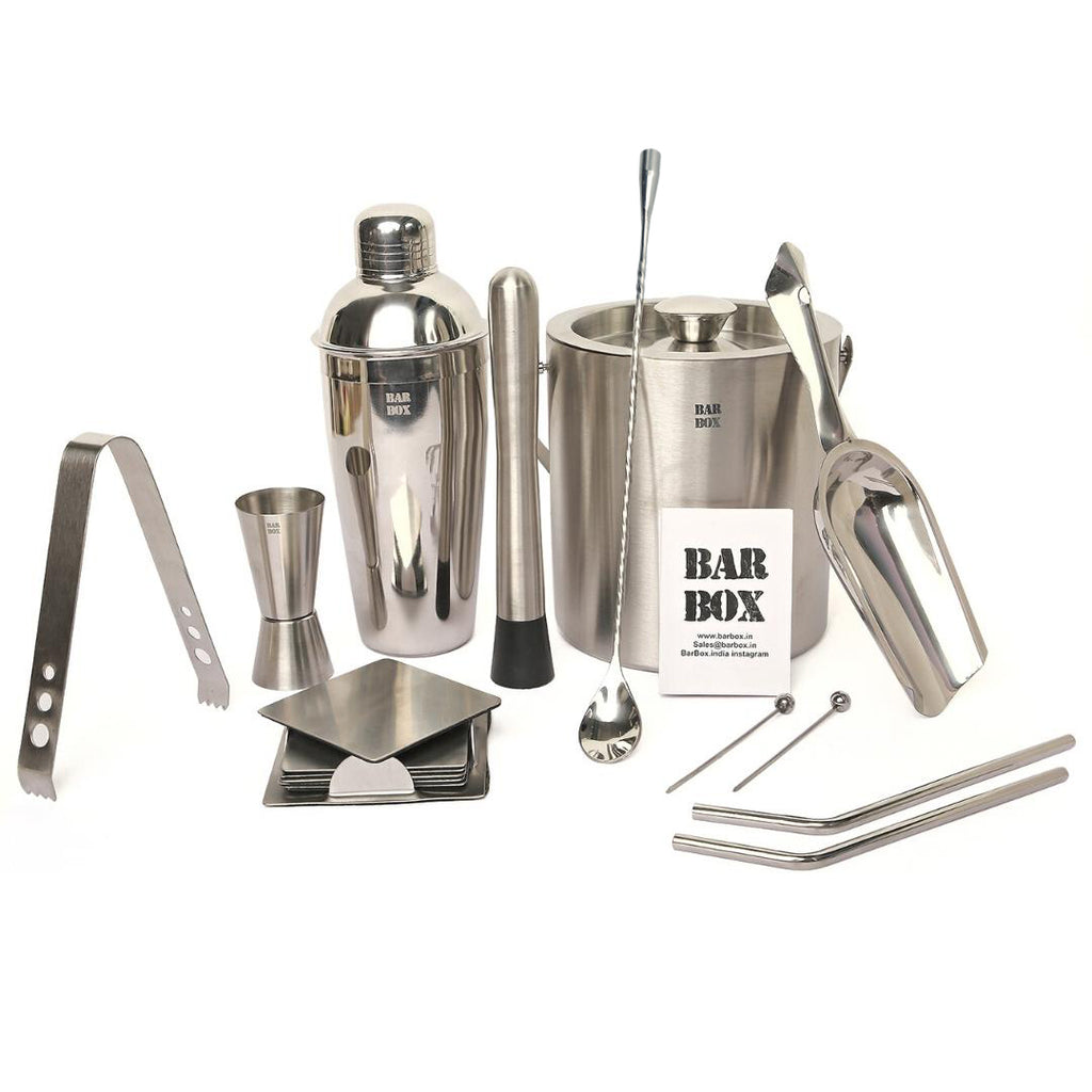 Rustic Bar Accessory Kit, Cocktail Set