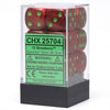 Speckled: 16mm D6 Dice Cube with 12 Dice