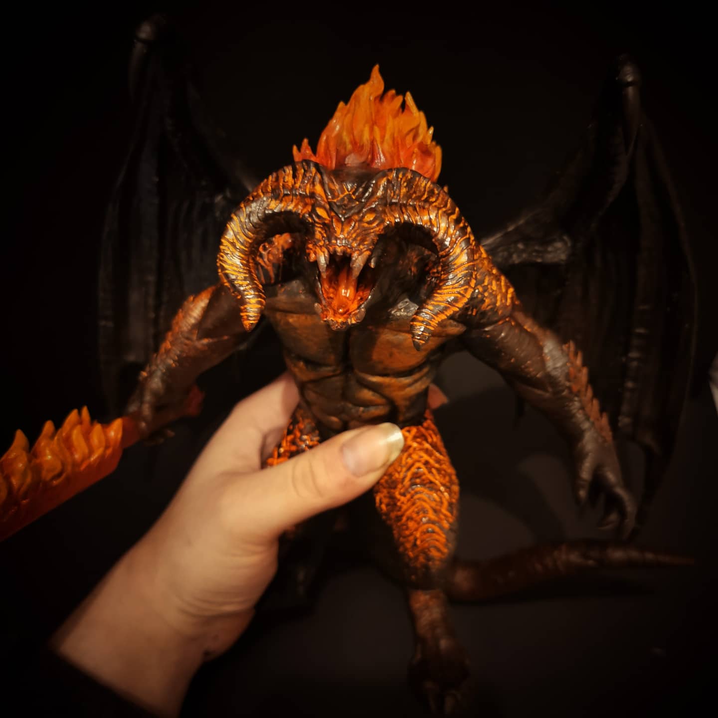 balrog lord of the rings statue