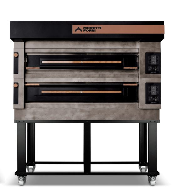 Moretti Forni P120E B3X Triple Deck Electric Pizza Oven With Tray Guid —