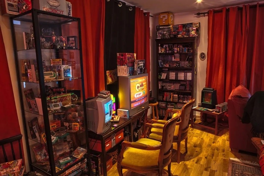 Espace de jeu de type vintage