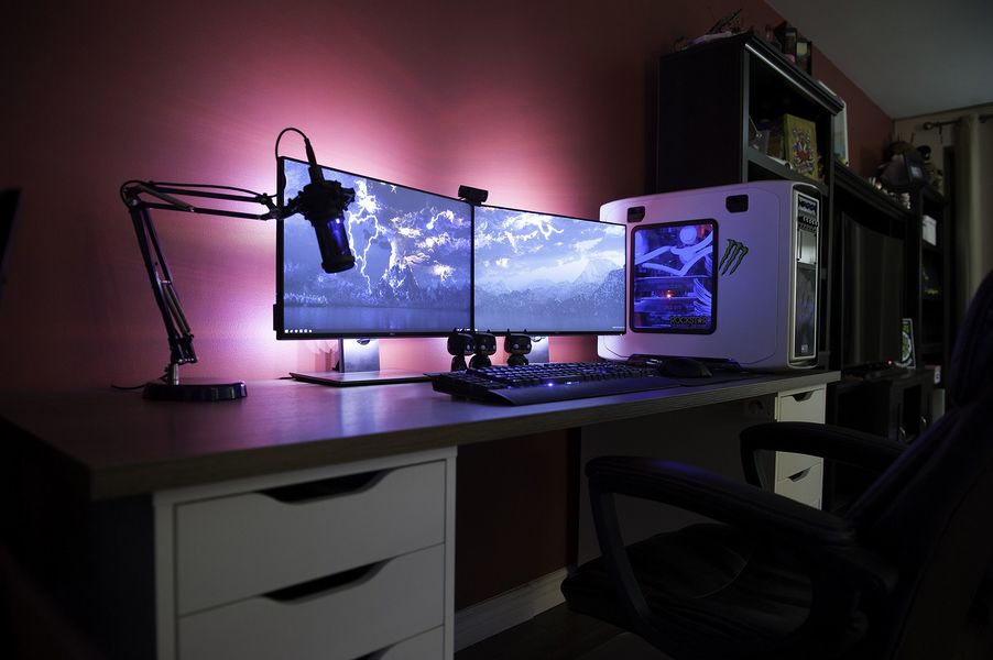 Installation d'une config gamer sur un bureau standard