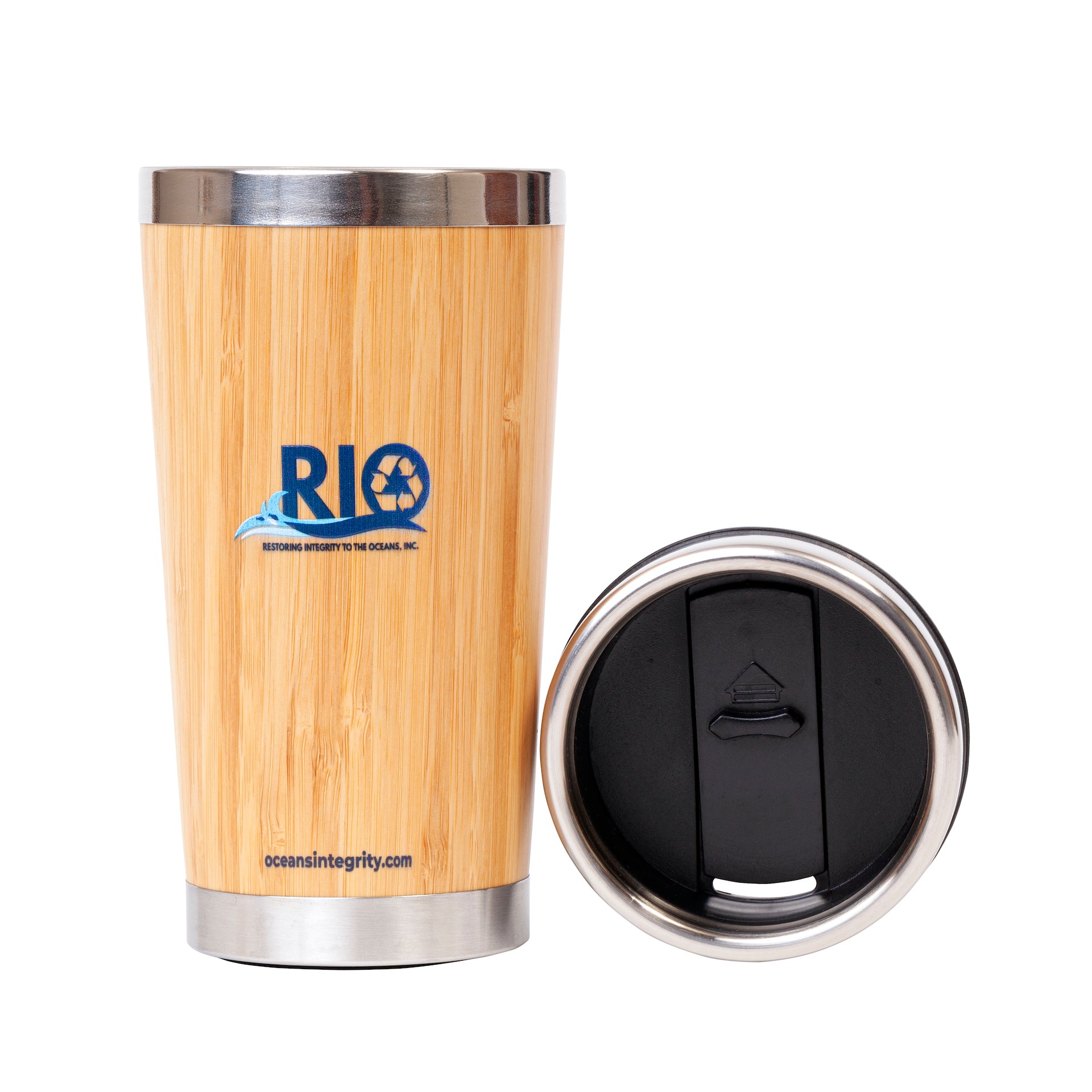 15 oz Bamboo Coffee Tumbler – Restoring Integrity to the Oceans