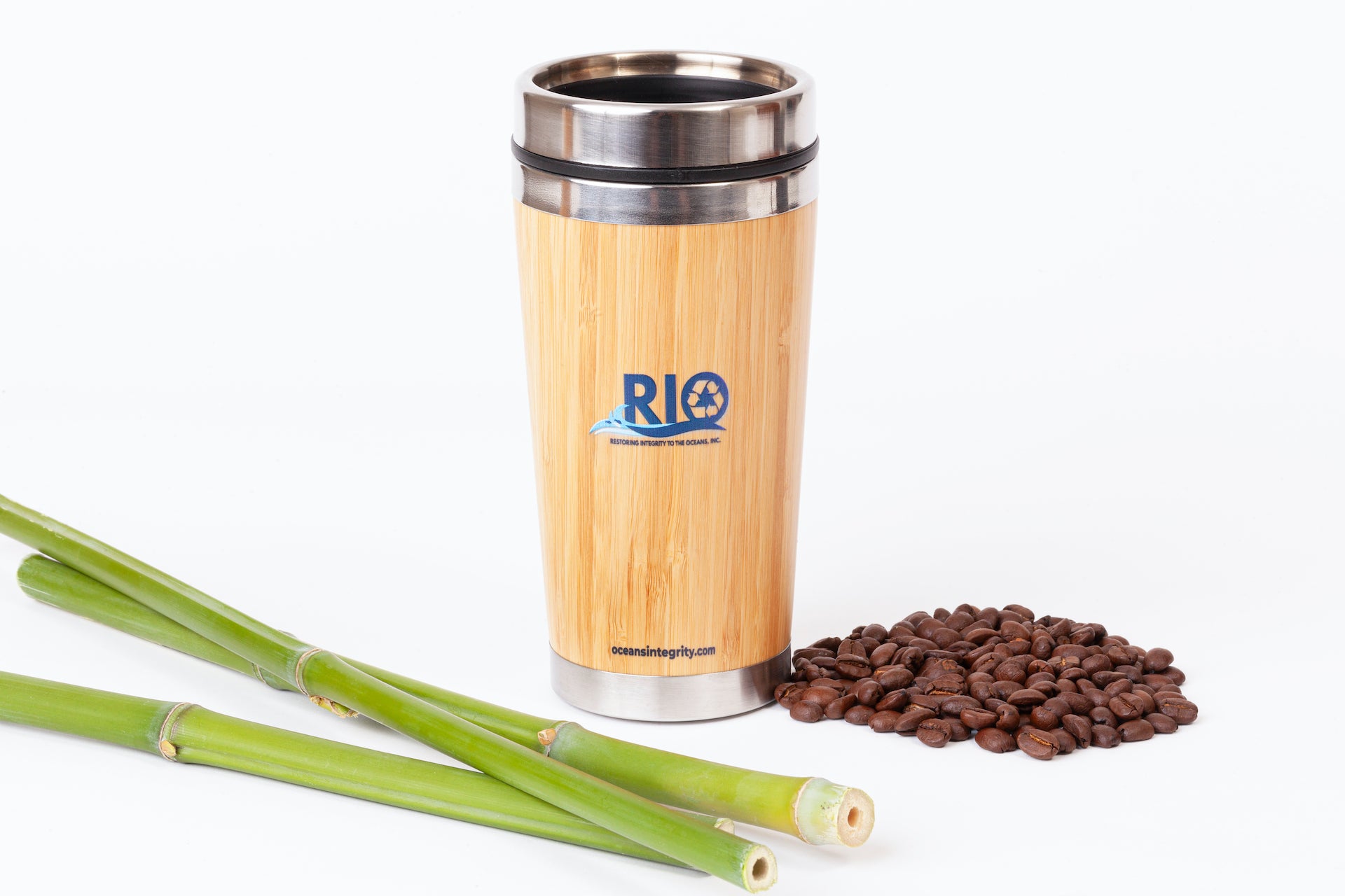 15 oz Bamboo Coffee Tumbler – Restoring Integrity to the Oceans