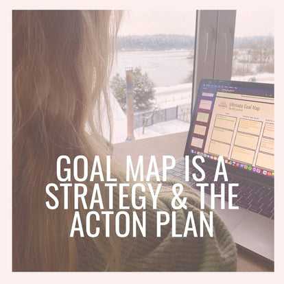 Goal Map is a strategy and the action plan