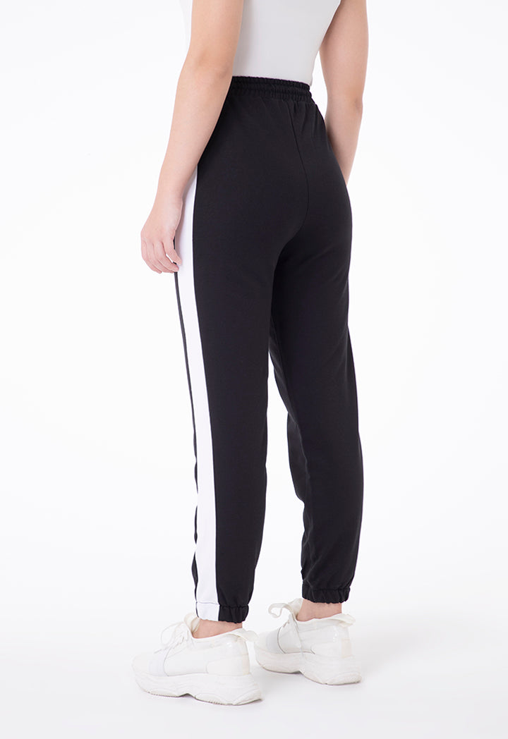 Color Blocked Elasticated Trouser