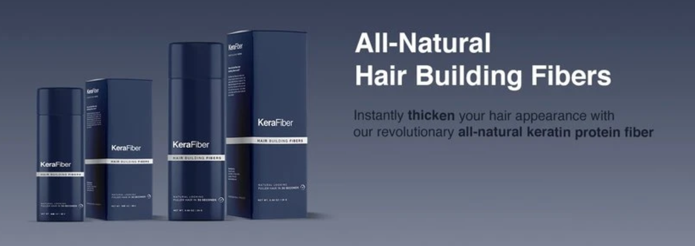 KeraFiber, a hair thickening fiber