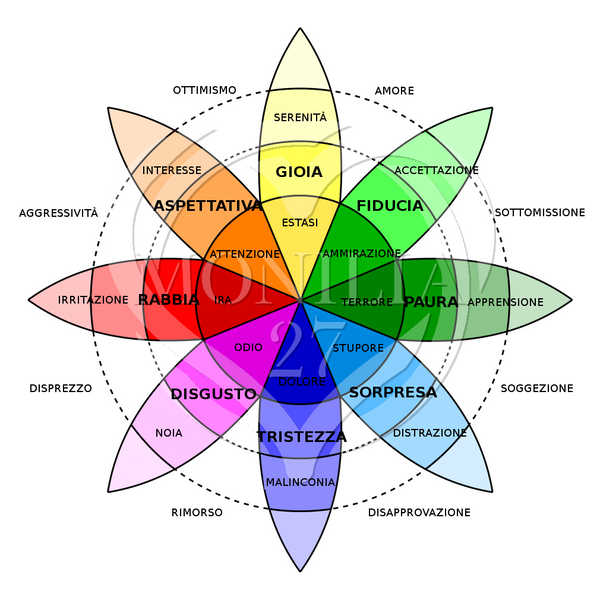 Il colore delle emozioni: il Fiore di Plutchik li spiega