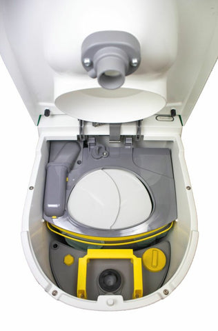 Composting toilet for campervan conversion