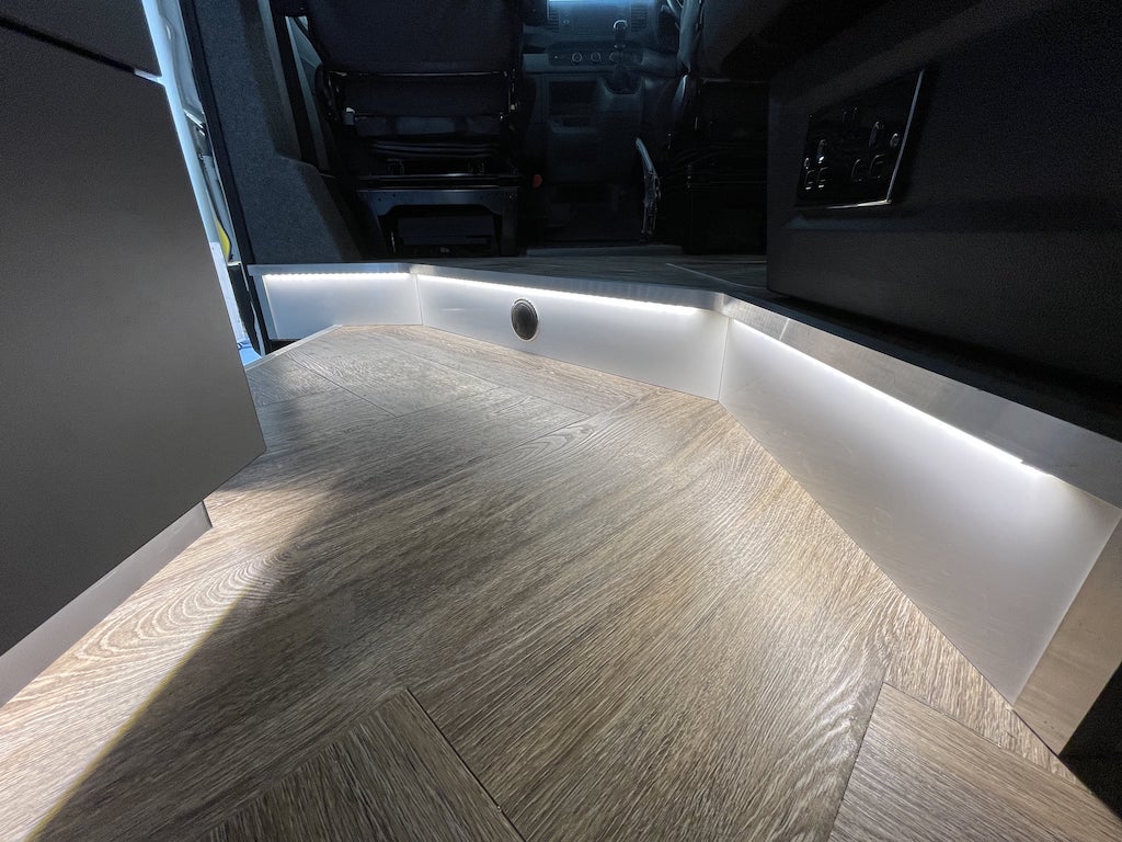 VW Crafter Campervan Conversion Interior Lighting
