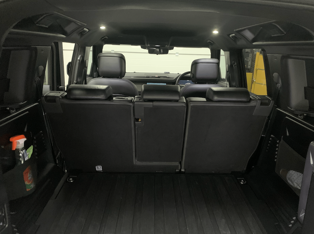 Defender 110 Commercial Seat Upgrade Rear seats