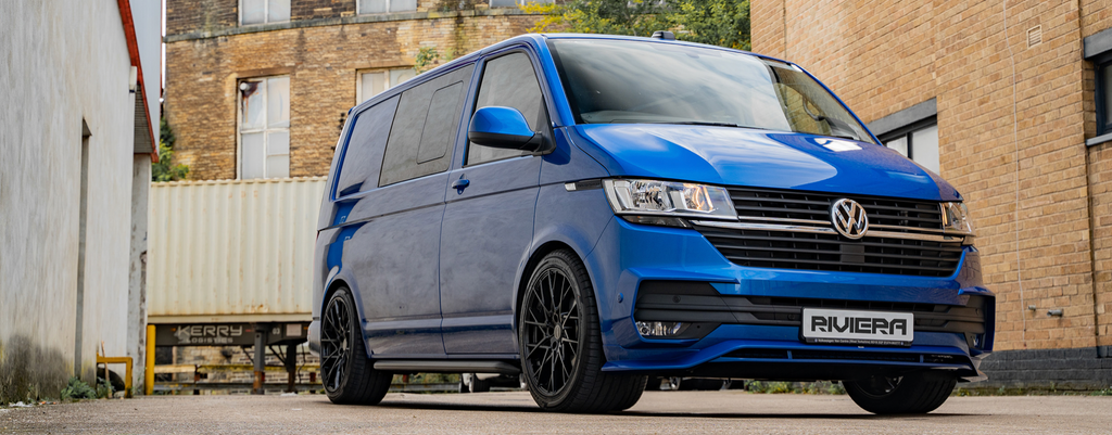 VW Transporter with Riviera Alloy Wheels from Wildworx
