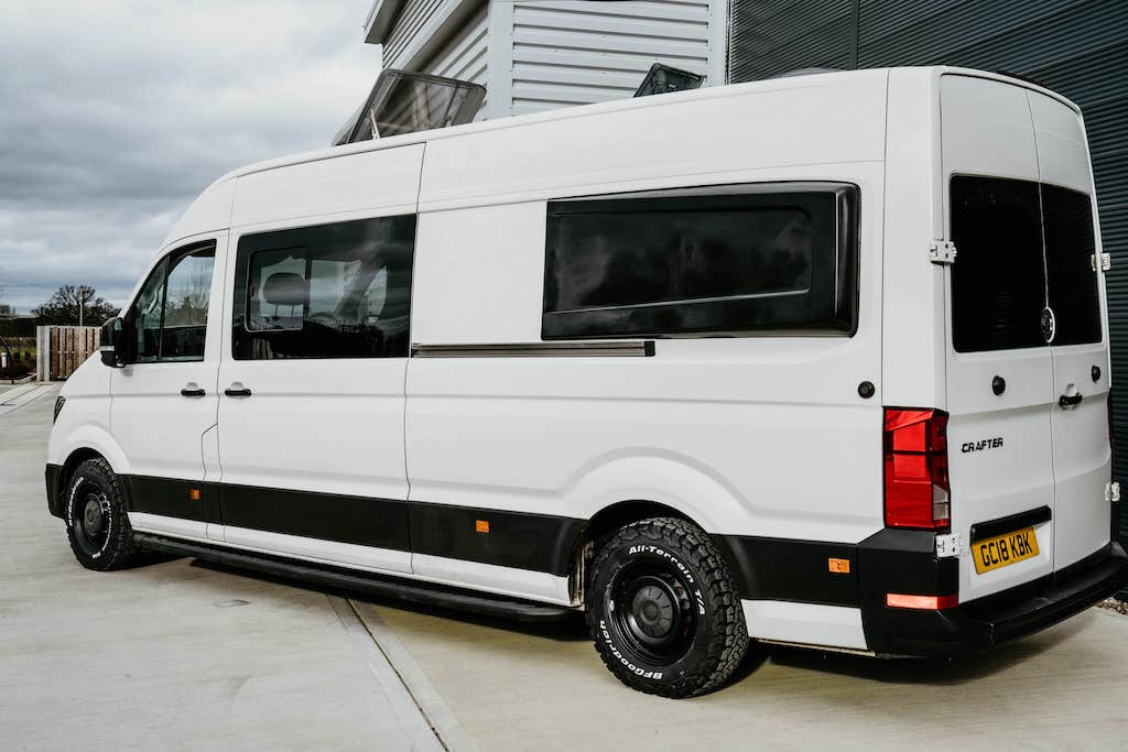 VW Crafter Campervan Conversion with Side Flares