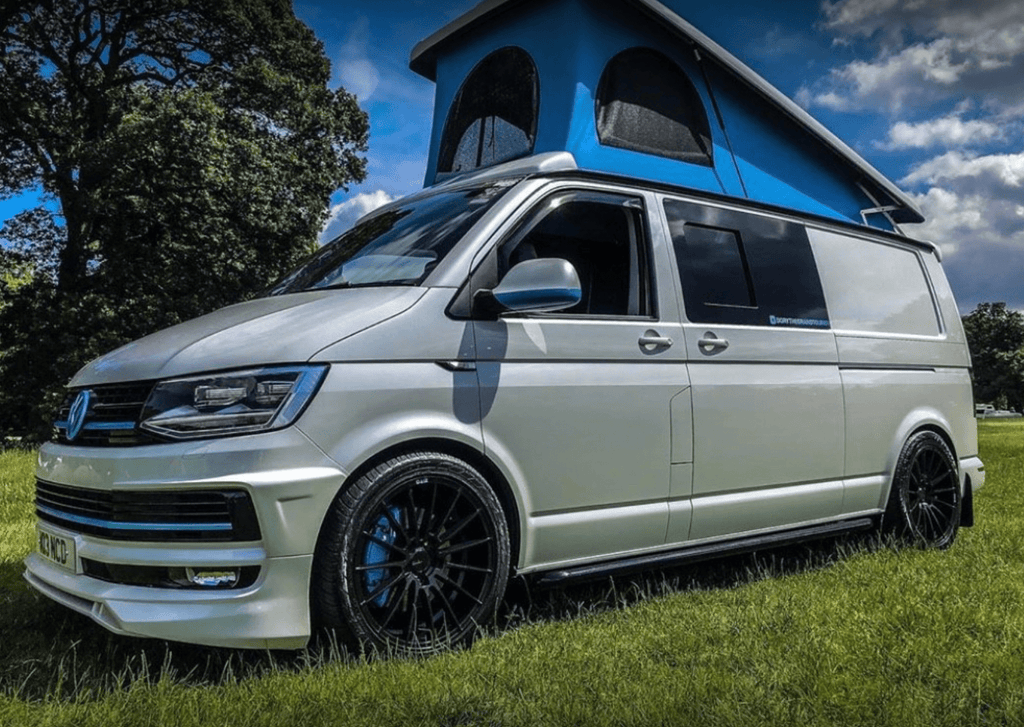 VW Campervan with a pop top roof 