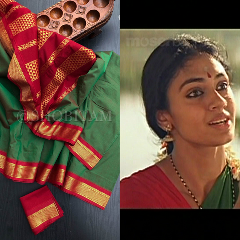 Shobana Saree in Thalapathy