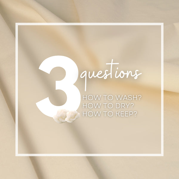 How to take care of sheep’s wool garments with 3 questions: how to wash, dry and keep it in your closet.