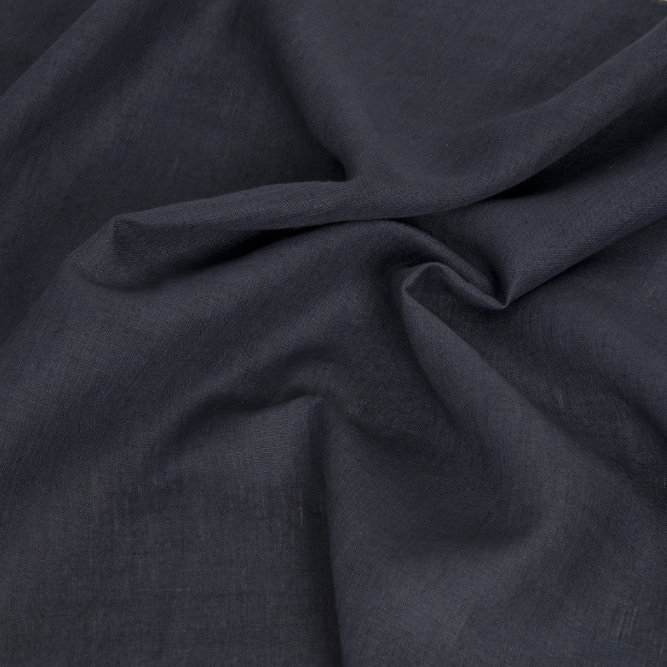 Blue Linen Fabric 414