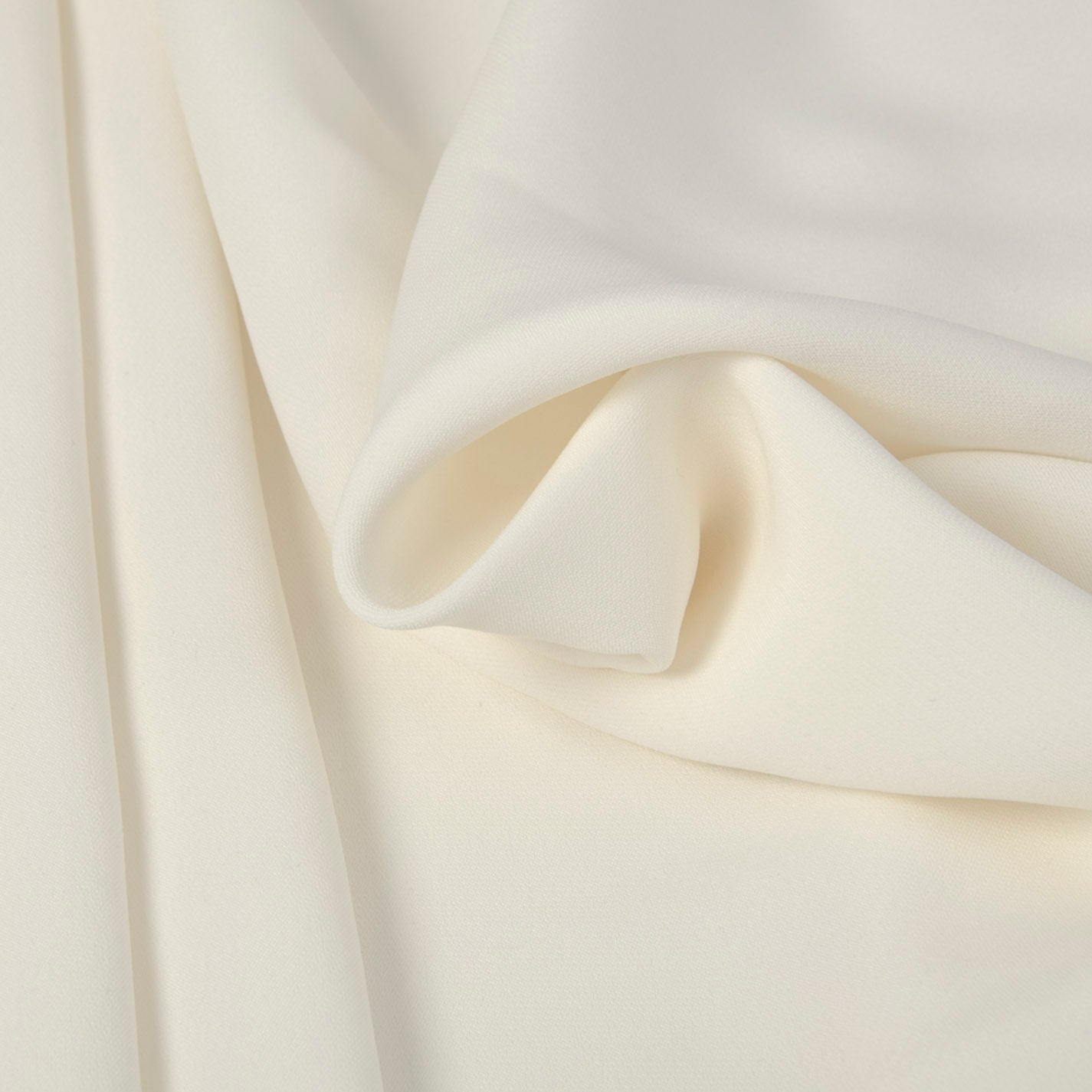 Stretch White Crepe Fabric 2849