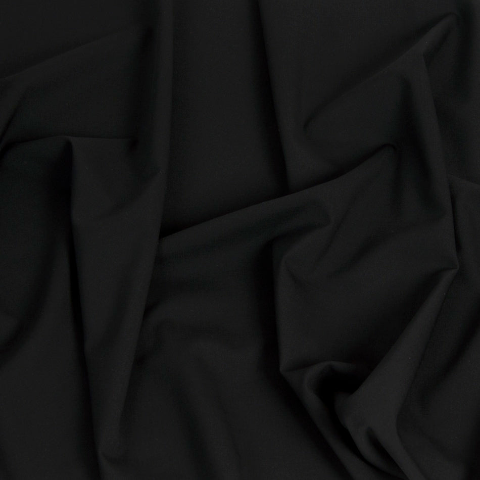 Black Melton Virgin Wool Blend 1359 – Fabrics4Fashion