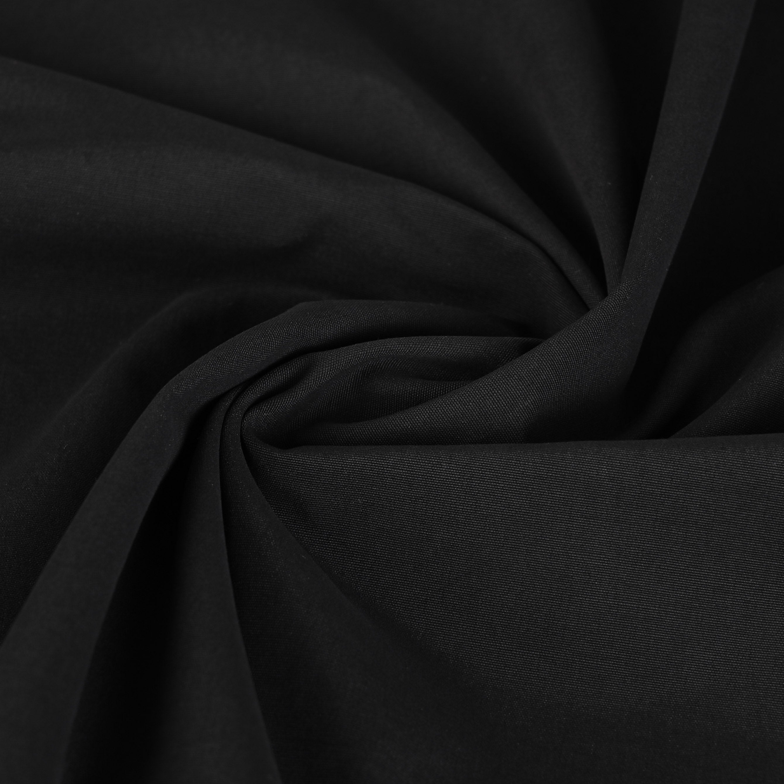 Black Plain Cotton Flex Fabric – Fabcurate
