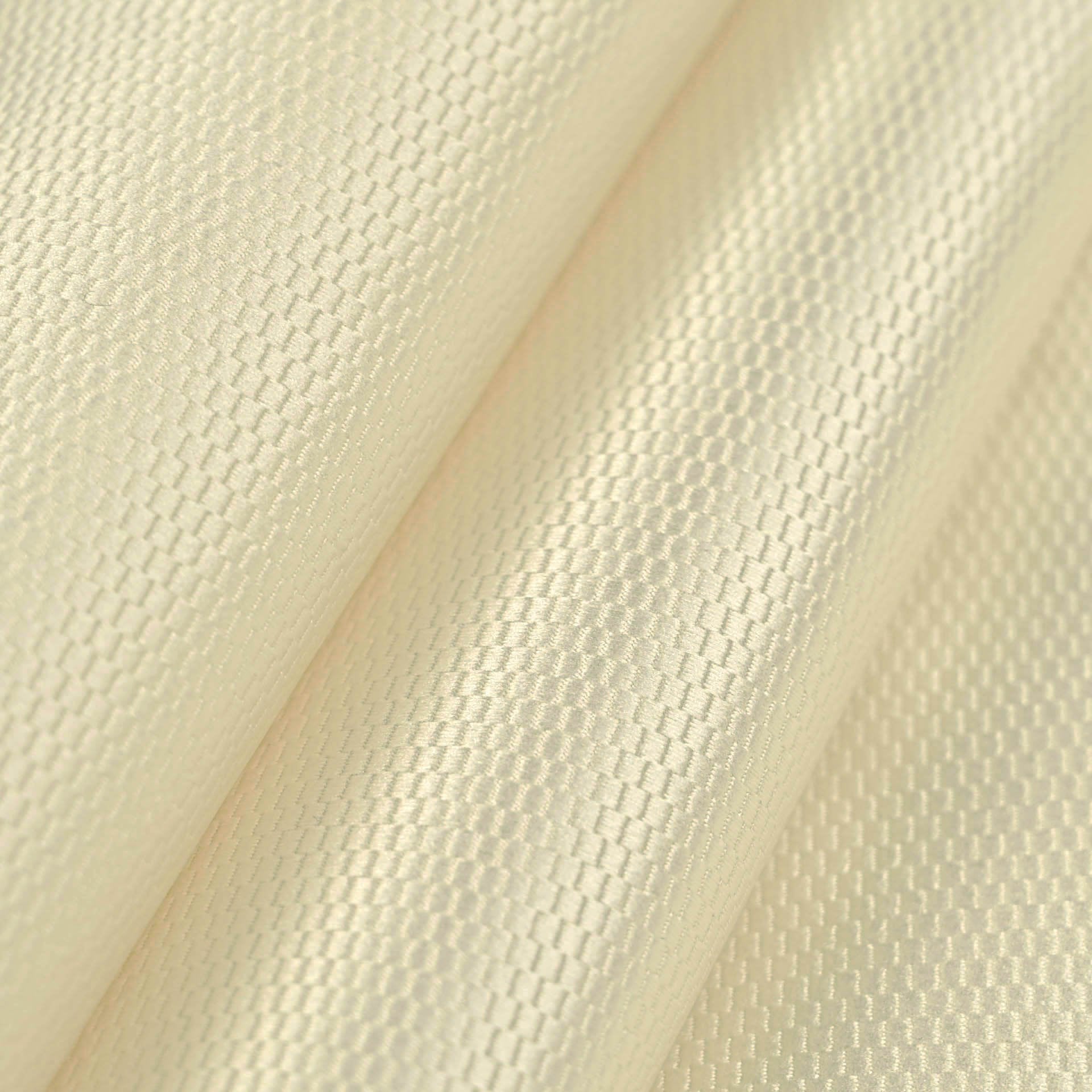 Jacquard Woven Fabric Delilah Creme - YES Fabrics