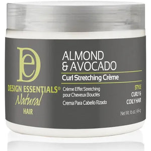Design Essentials Almond And Avocado Curl Stretching Creme 16oz - Beauty Giant 