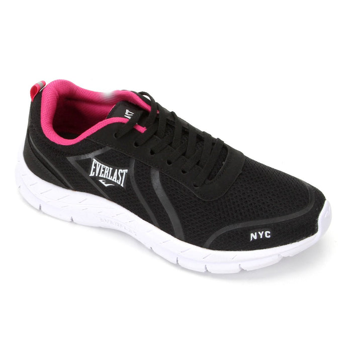 tenis everlast preto e rosa