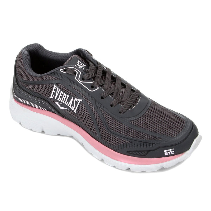 tenis everlast feminino preto e rosa