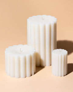 pillar candle wax