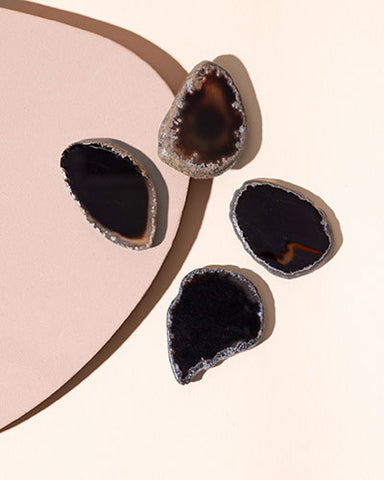 geode candle lids