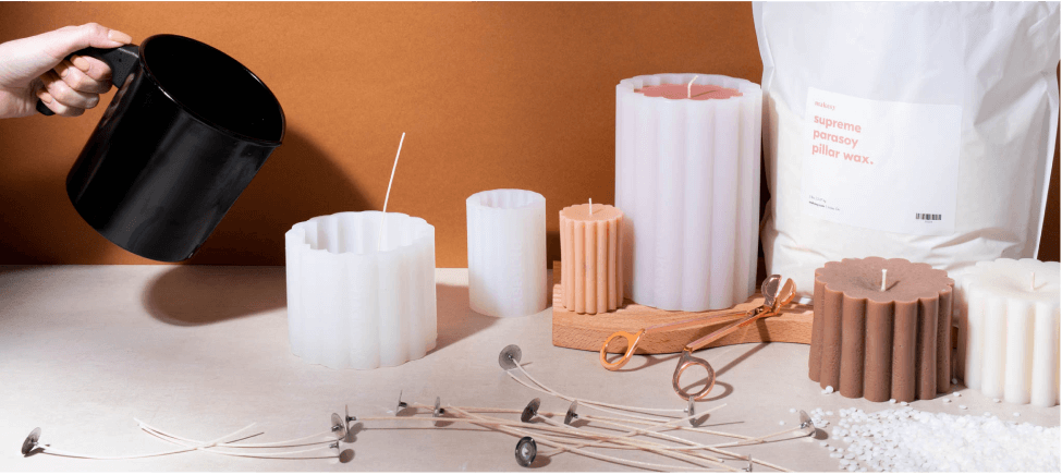 Ultracreme Paraffin Pillar Candle Wax, Candle Supplies
