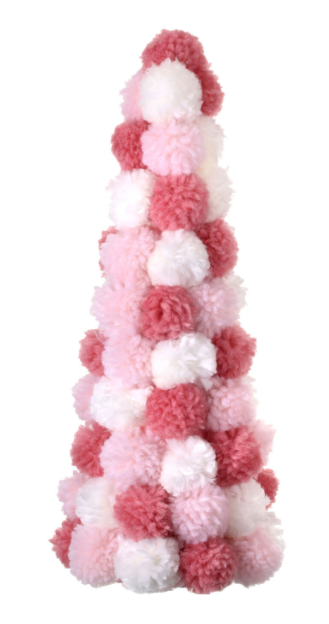 Pink Pom Cone Tree – Lovely Paperie & Gifts