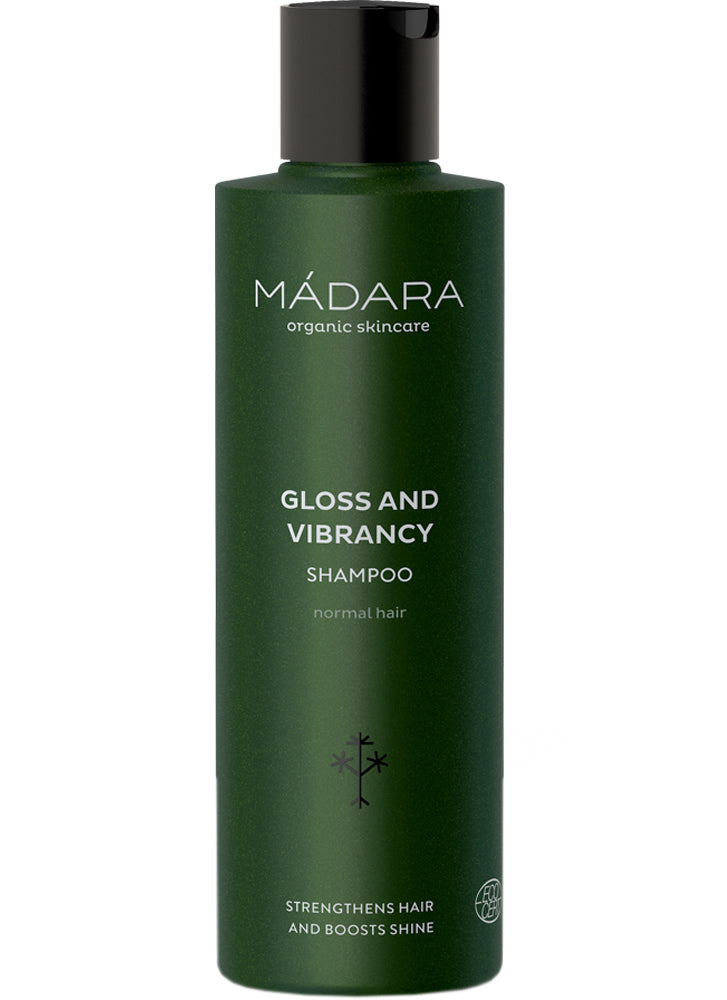 Photos - Hair Product MADARA Gloss & Vibrancy Shampoo 250ml 