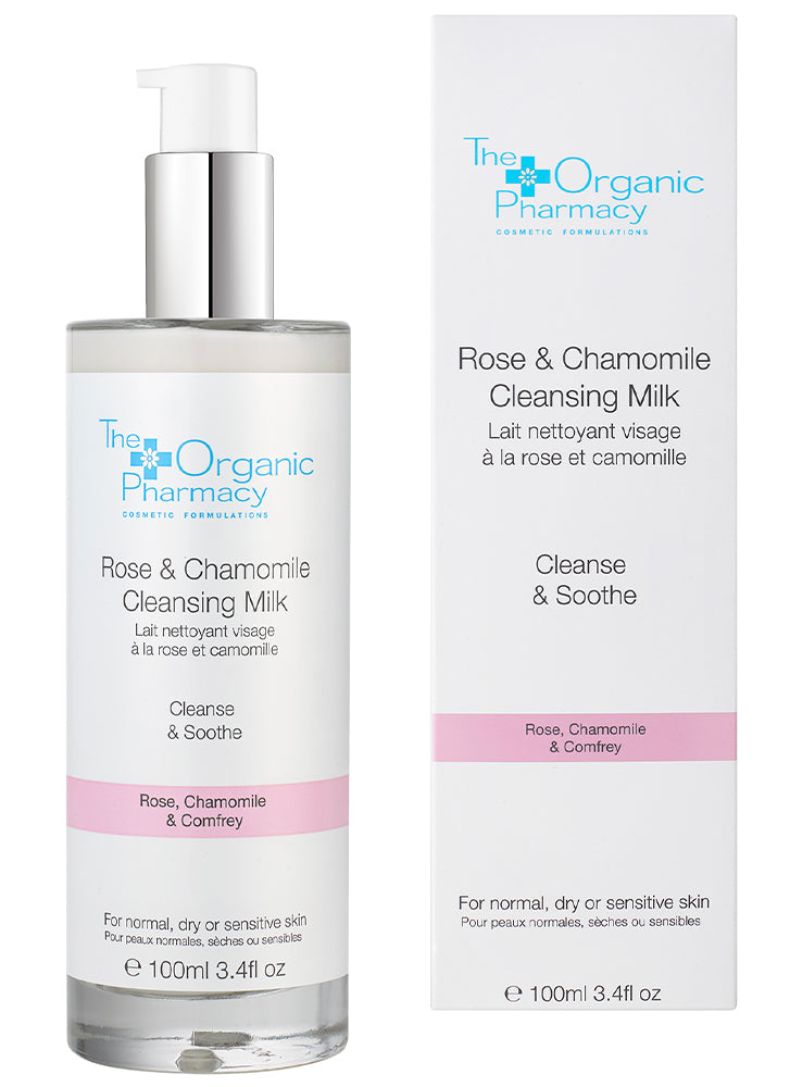 The Organic Pharmacy Rose &amp; Chamomile Cleansing Milk