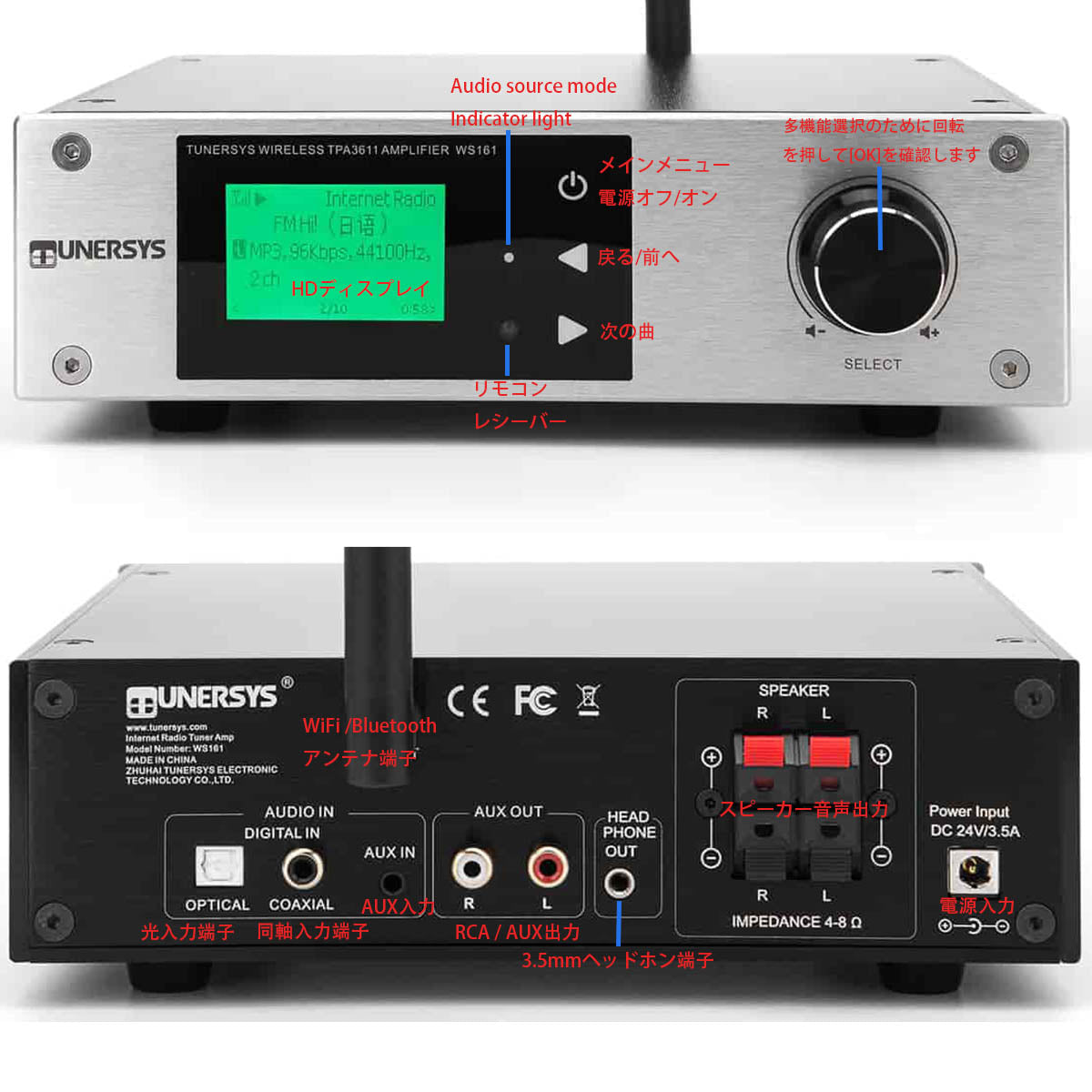 DIY Internet Radio Tuner DIY Stereo Amplifier Board – TUNERSYS