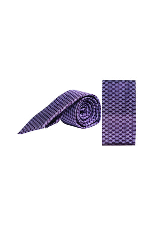 Classic Necktie With Pocket Square - MoustacheGroup