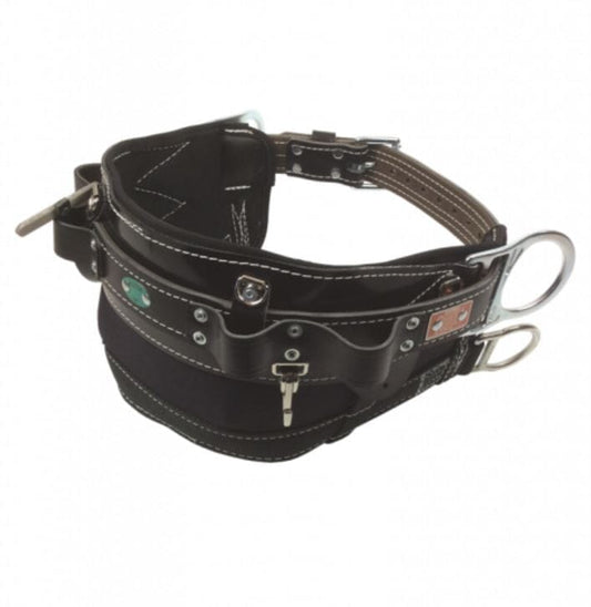 Bashlin Linemans Belt D-Ring Tool Belt w/Leather Cushion