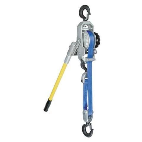 Lug-All 1-1/2 Ton Web Strap w/Ratchet Winch Hoist - 25-A – J.L.