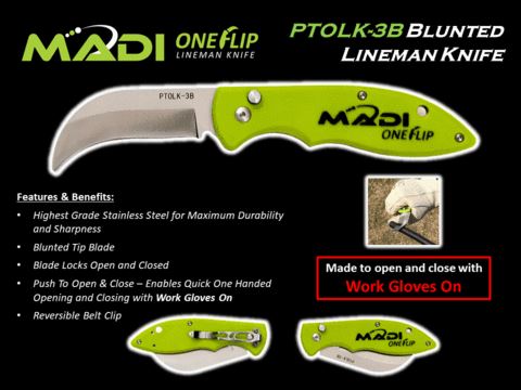 MADI Brush Blade The Lineman's Knife - BB-2S – J.L. Matthews Co