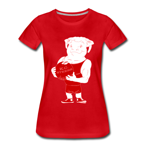 Kansas City Steers Women’s T-Shirt - red