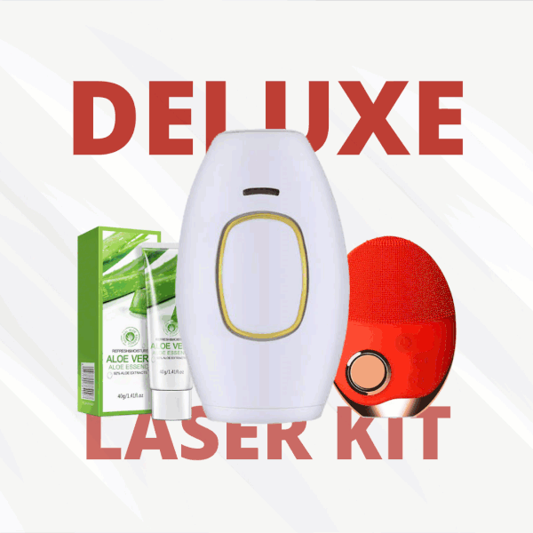 Deluxe Laser Kit Depiladora y Gel de Aloe