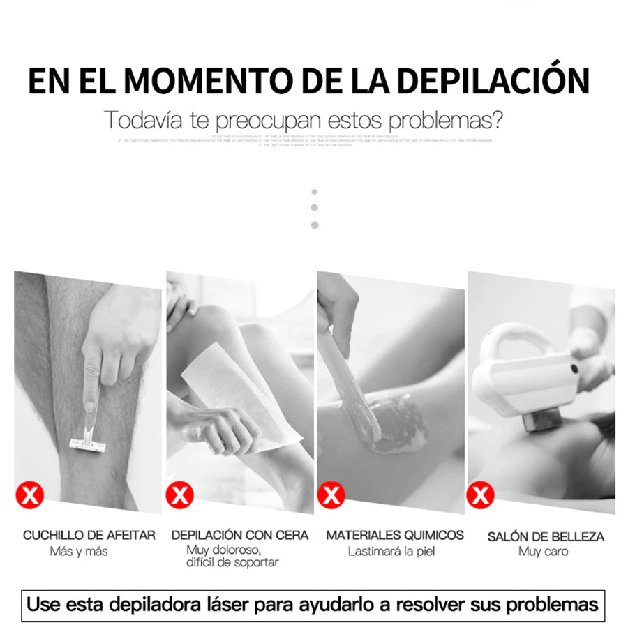 depiladora laser instrucciones