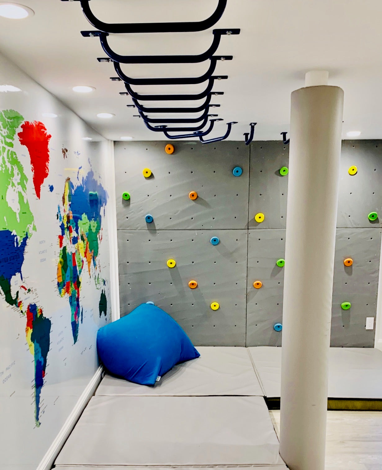 Montessori Climbing Playroom Ideas, playroom inspiration, kids playroom ideas