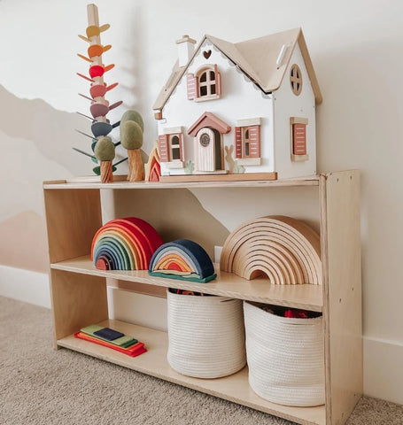 Toy shelf, Montessori toy shelf, toy storage