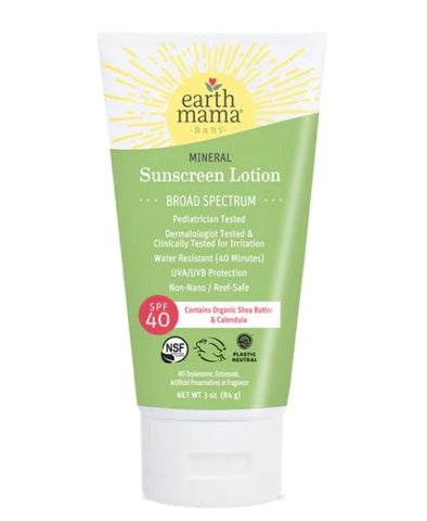 best sunscreen for babies Earth mama