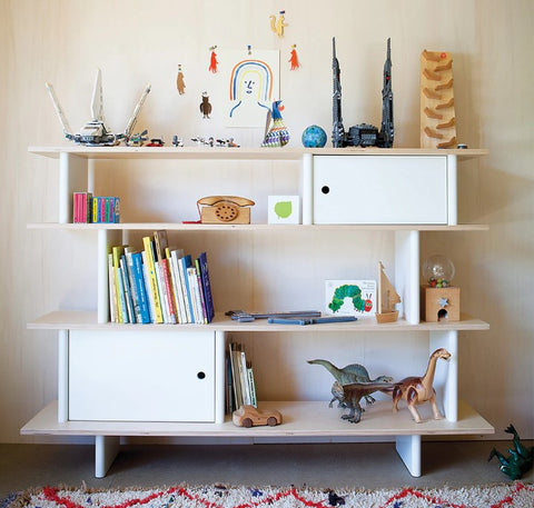 kids bookshelf, Montessori furniture, Montessori bookshelf, front facing bookshelf, best Montessori bookshelf