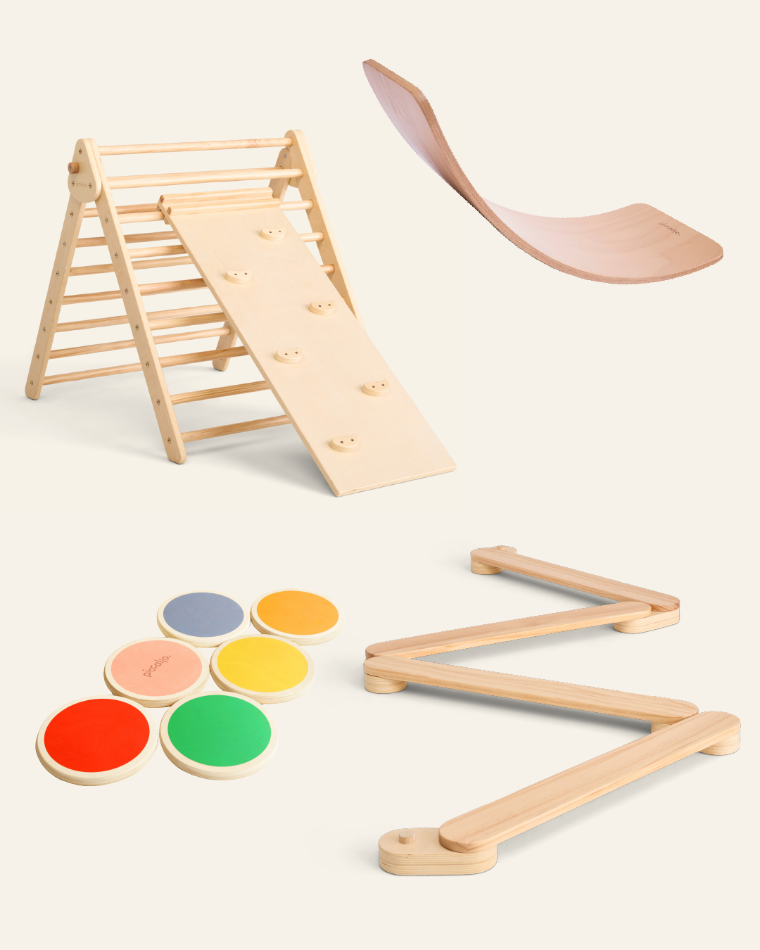 Acrobate de Piccalio® Poutre d'équilibre de gymnastique Montessori