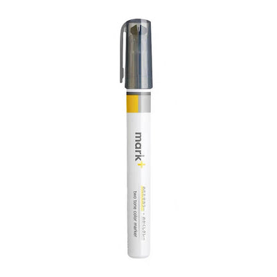 Kokuyo Mark+ Dual Color Highlighter - Gray Type - Yellow & Gray