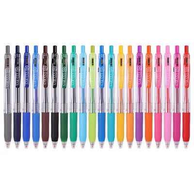 Zebra Sarasa Push Clip Gel Pen - 0.3 mm - 20 Color Bundle – Stationery Space